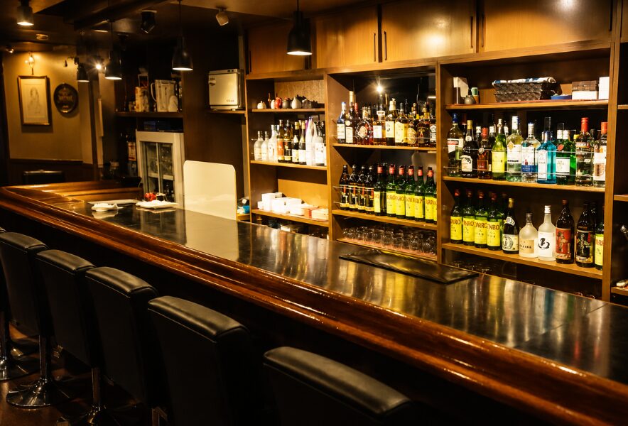 スナック かめ 店内写真